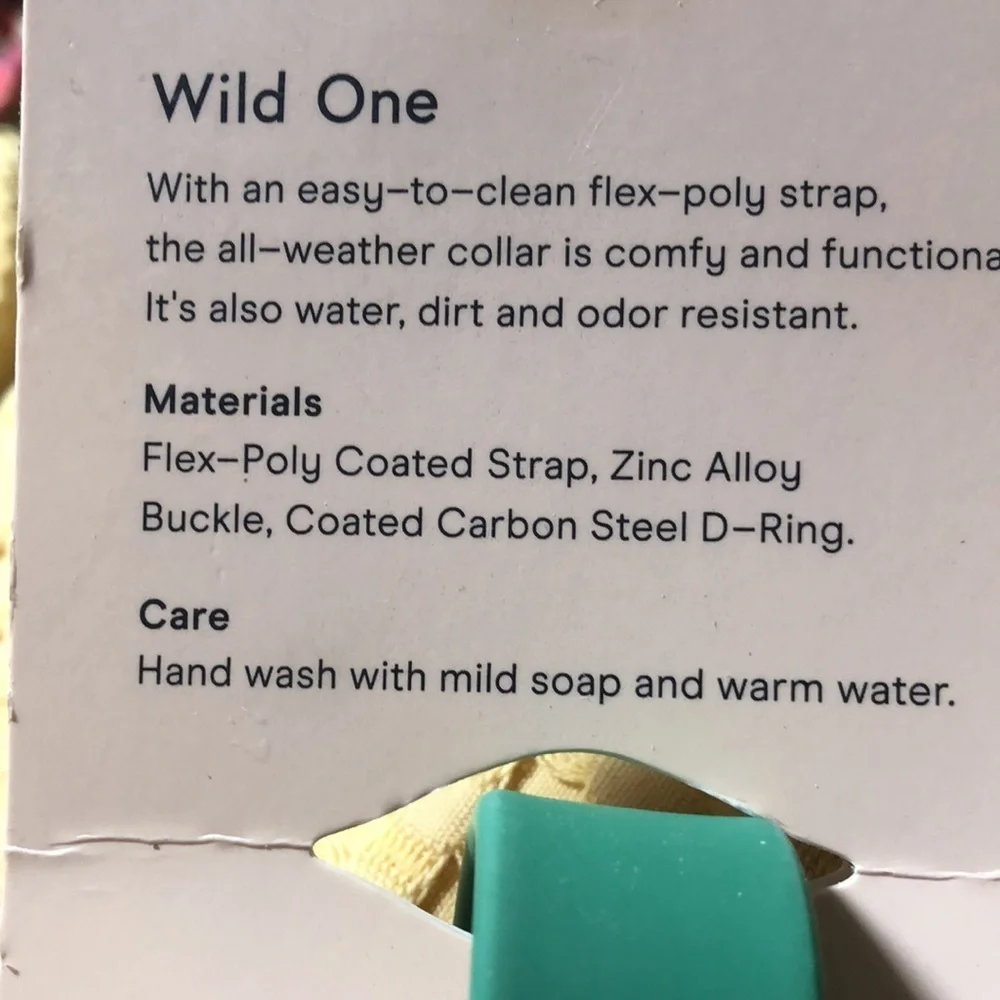 NWT Wild One Spruce Collar M​
